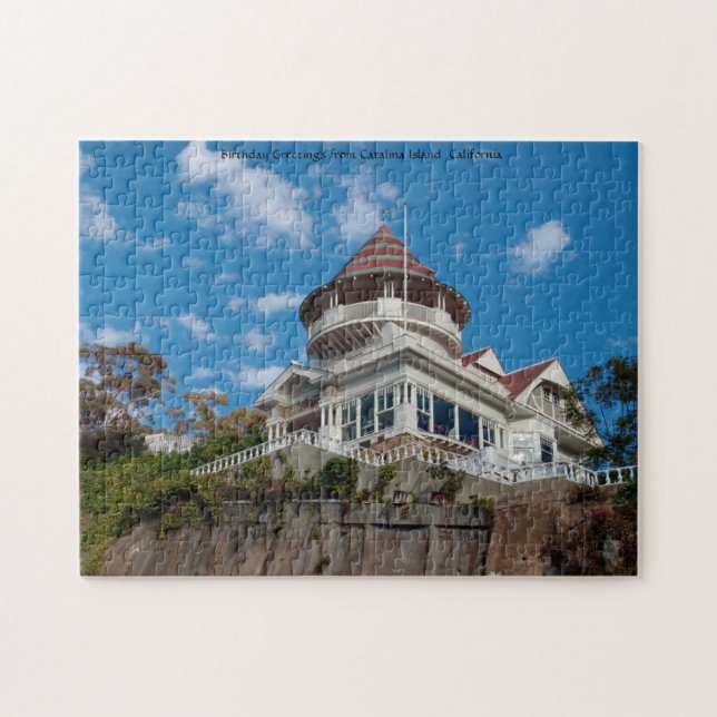 Kalifornien i Catalina. Jigszle Puzzle Pussel (Horisontell)