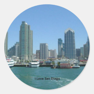 Kalifornien: I Kärlek San Diego Runt Klistermärke