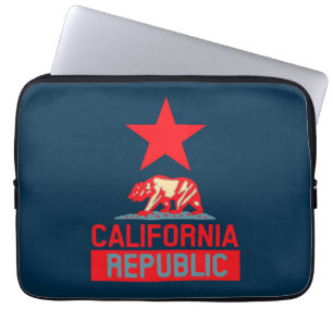 Kalifornien i Retro Pop Stil Laptop Sleeve