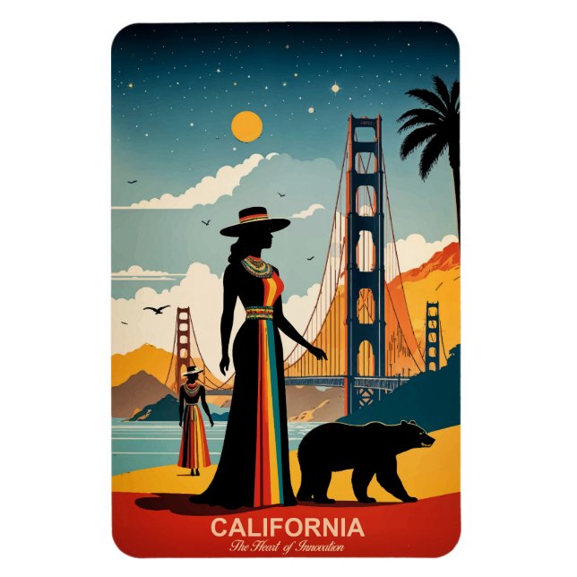 Kalifornien: Innovationens hjärta Flexibel Magnet (Vertikal)