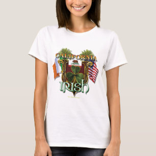 Kalifornien irländsk pride tee shirt