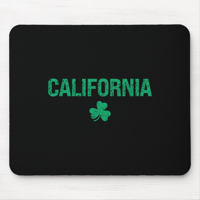 Kalifornien Irländsk Shamrock St Patricks Day  Musmatta (Framsidan)