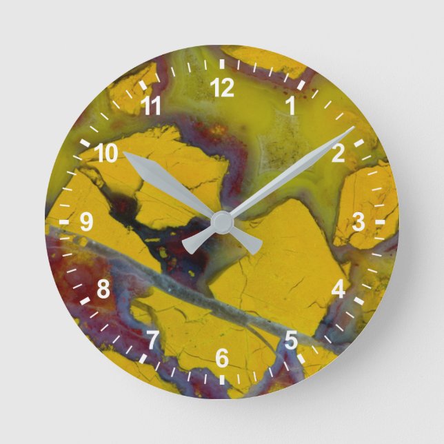 Kalifornien Jasper Rund Klocka (Framsida)