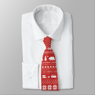Kalifornien, Jul, Mönster Red and White Slips
