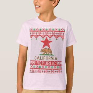 Kalifornien - Jul, Ugly Sweater Stil T Shirt