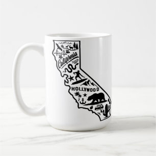 Kalifornien Kaffemugg