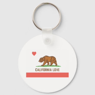 Kalifornien Kärlek Keychain Nyckelring