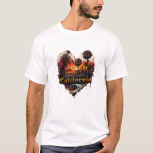 Kalifornien kärlek t shirt