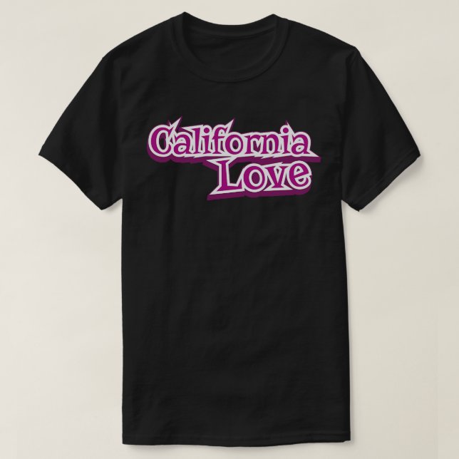 Kalifornien Kärlek T Shirt (Design framsida)