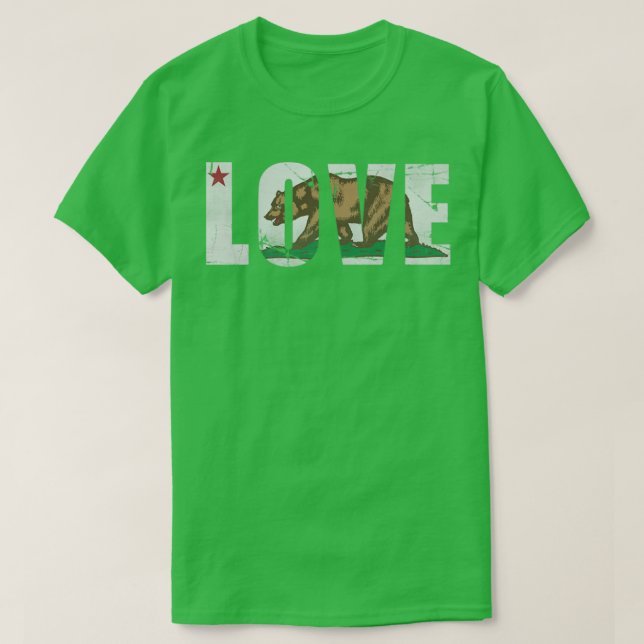 Kalifornien Kärlek T Shirt (Design framsida)