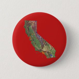 Kalifornien Karta Button Knapp