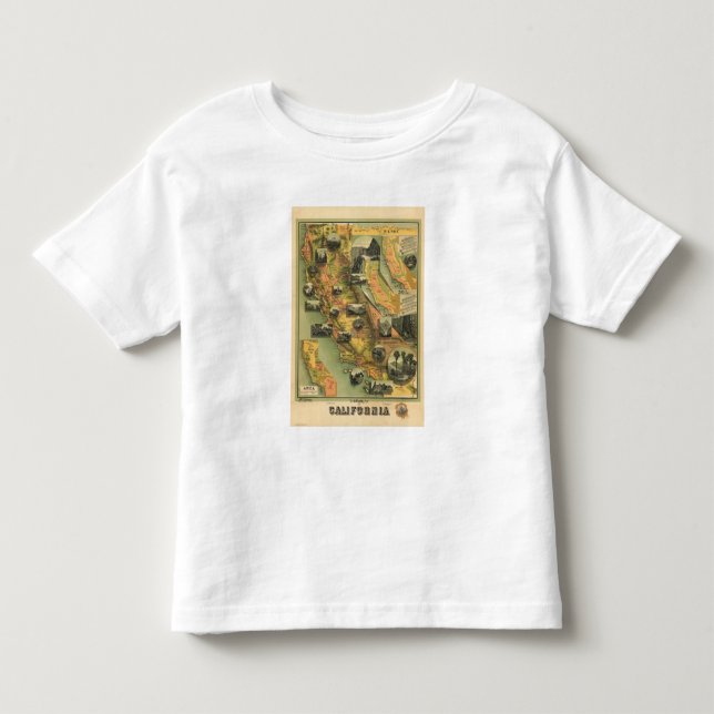 Kalifornien karta tee (Framsida)