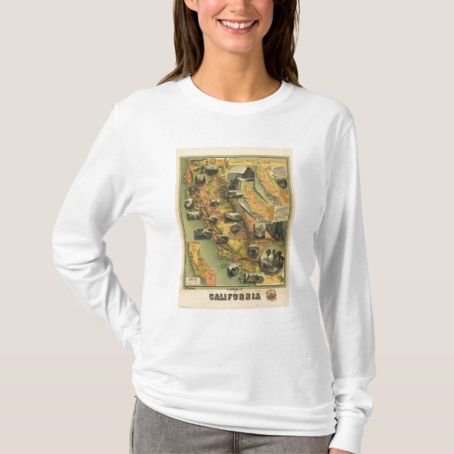Kalifornien karta tee (Framsida)