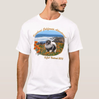 Kalifornien Kees - medborgarelogotyp för 2015 KCA Tee