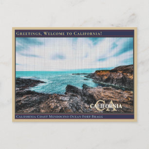 Kalifornien Kust Mendocino Ocean Fort Bragg Vykort