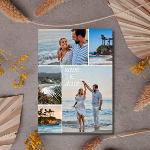 Kalifornien Kusten Beach Wedding Spara datum Datumet