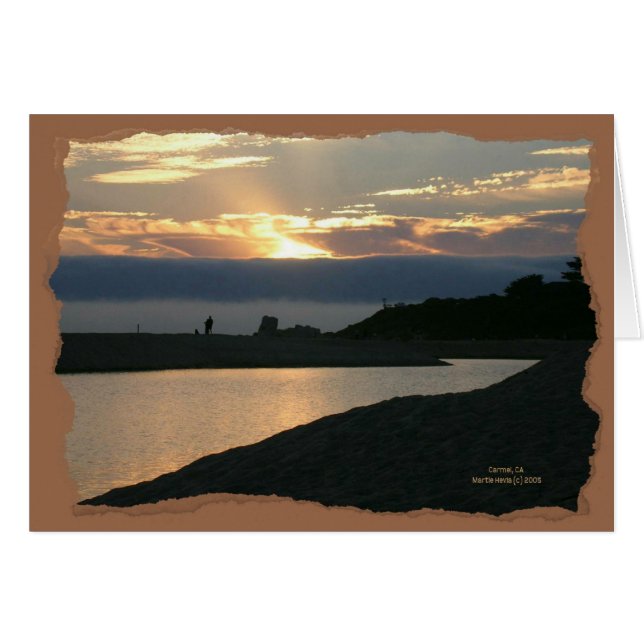 Kalifornien Kusten Card-serie (3) Hälsningskort (Framsidan Horizontal)