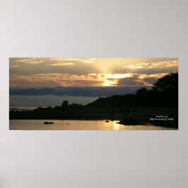 Kalifornien Kusten - Carmel Sunset - Poster