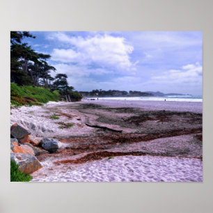 Kalifornien Kusten i Carmel Beach Poster