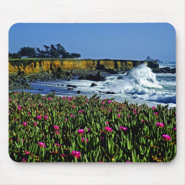 Kalifornien kusten Mousepad Musmatta (Framsidan)