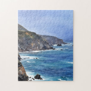 Kalifornien Kusten Ocean Beach Art Puzzle Pussel