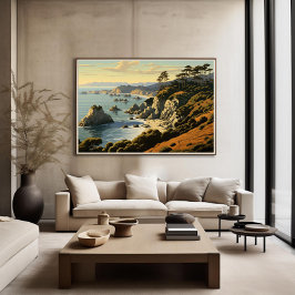 Kalifornien Kusten Poster