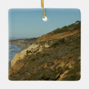 Kalifornien Kusten Scenia Travel Landscape Julgransprydnad Keramik
