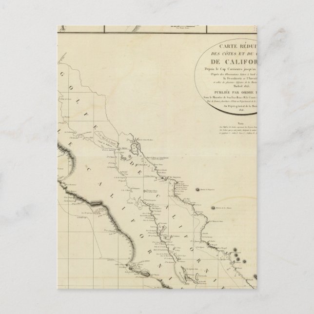 Kalifornien kusten vykort (Framsida)