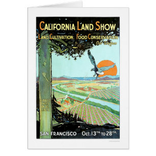 Kalifornien landShow i San Francisco Hälsningskort
