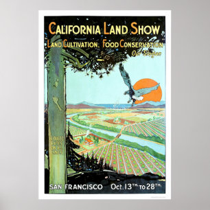 Kalifornien landShow i San Francisco Poster
