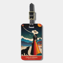 Kalifornien: Landskapet Dreams Luggage Tag