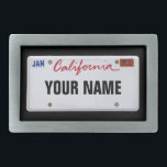 Kalifornien License Plate (anpassade)<br><div class="desc">Infoga ditt namn eller all text du vill ha</div>