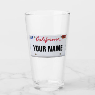 Kalifornien License Plate (anpassade) Glaskopp