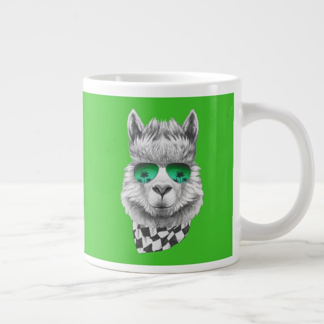 Kalifornien llama jumbo mugg (Höger)