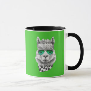 Kalifornien llama mugg