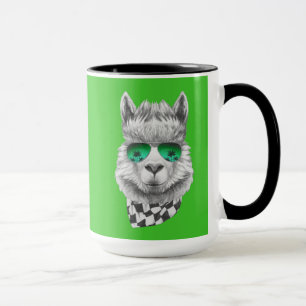 Kalifornien llama mugg