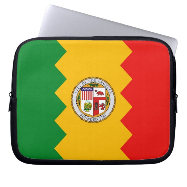 Kalifornien, Los Angeles Flagga Laptop sleeve (Framsidan)