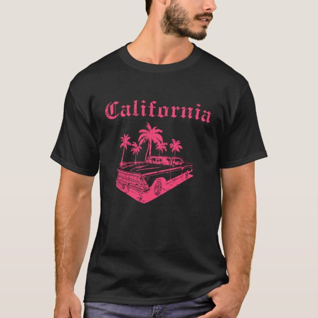 Kalifornien Lowrider T Shirt (Framsida)