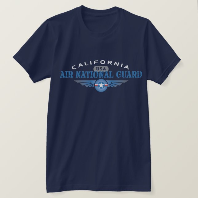 Kalifornien Luft National Guard T Shirt (Design framsida)