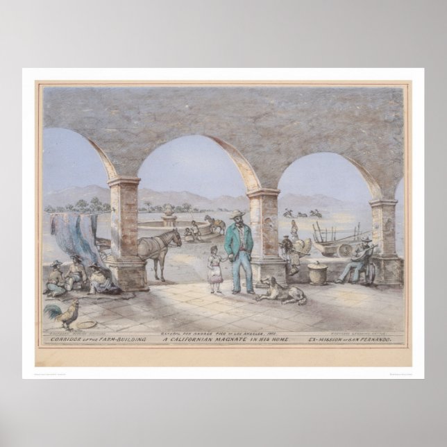 Kalifornien magnate i sitt hem (1317) poster (Framsidan)