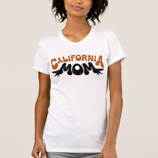 Kalifornien Mamma typo logotyp-bricka T Shirt