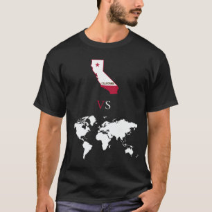 Kalifornien mot världen t shirt
