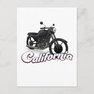 Kalifornien Motorcykel Vykort