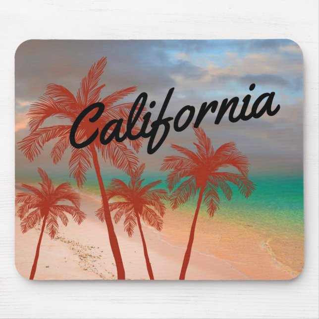 Kalifornien Mouse Pad Musmatta (Framsidan)