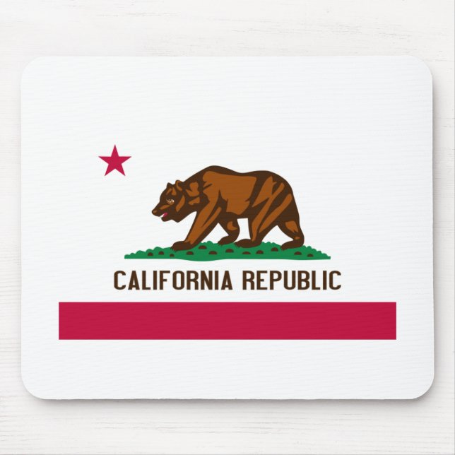 Kalifornien Mousepad Musmatta (Framsidan)