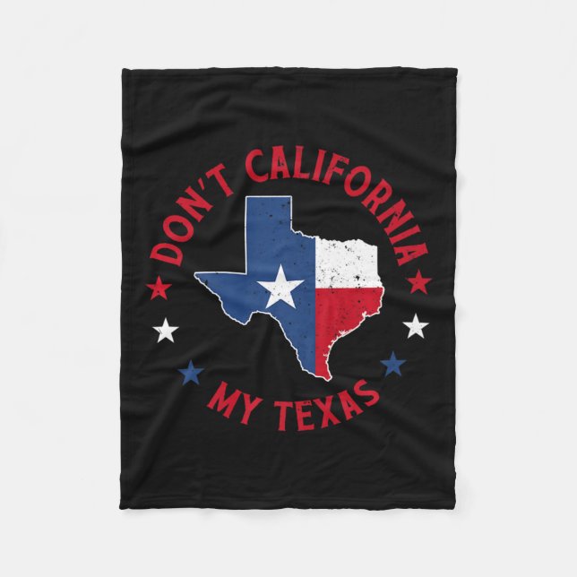 Kalifornien My Texas 1 Fleecefilt (Framsidan)