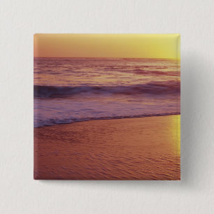 Kalifornien, nära Santa Cruz, Visa strand på str Knapp