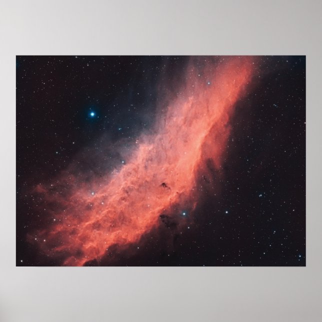 Kalifornien Nebula Poster (Framsidan)