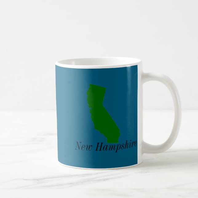 Kalifornien New Hampshire  Kaffemugg (Höger)