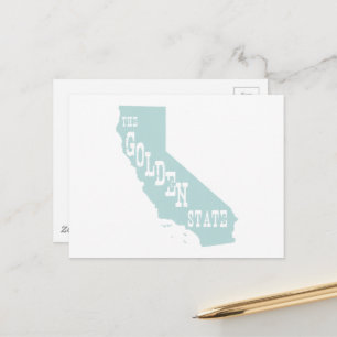 Kalifornien Nickname the Golden State California Vykort